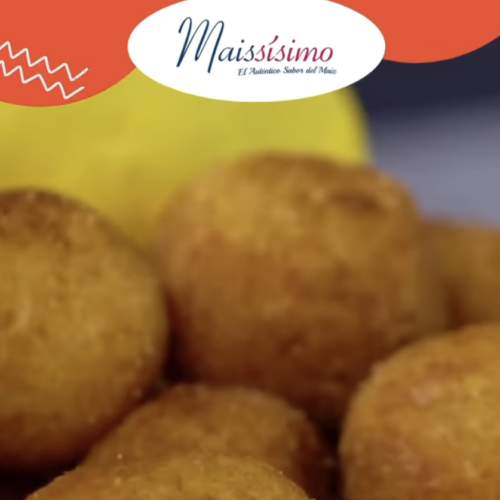 Bolitas de queso con harina de maíz Maissisimo