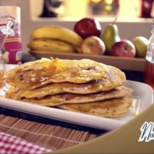 Pancakes con tocino