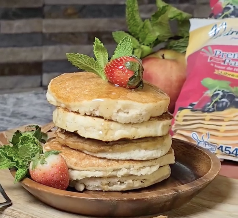 Pancakes libres de gluten y super esponjosos