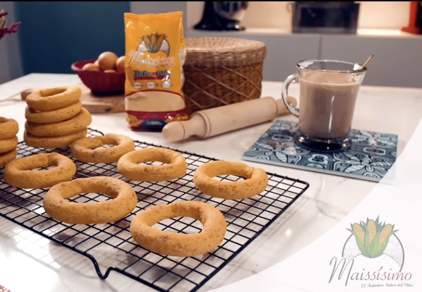 Rosquitas de Yuca con Harina de Maíz