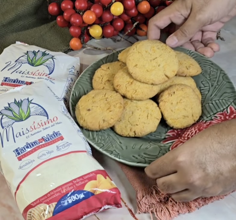 Galletas de zanahorias con harina de maíz Maissísimo