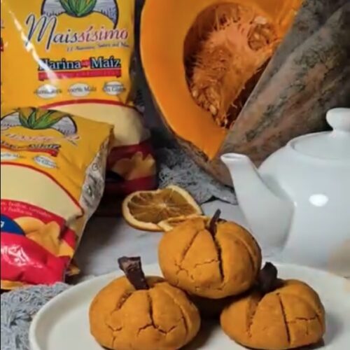 Galletas de harina de maíz Maissísimo y zapallo