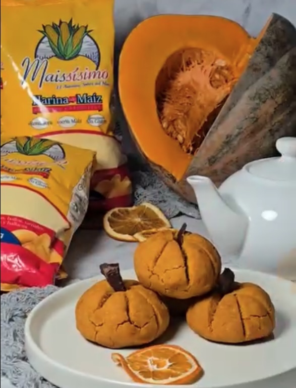 Galletas de harina de maíz Maissísimo y zapallo