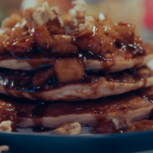 Pancakes Pie de Manzana