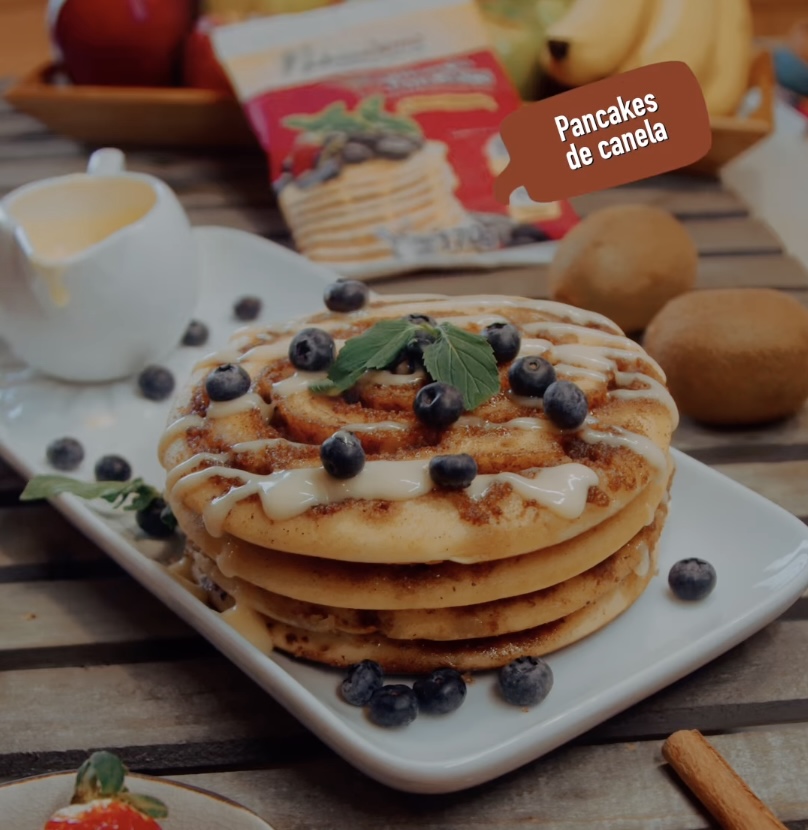 Pancakes de Canela libres de gluten