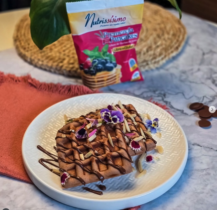 Waffles Nutrissimo de Chocolate y Almendras
