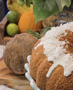 Bizcocho de Coco con harina de maíz