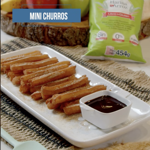 Mini churros con Nutrissisimo
