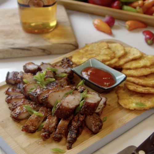 Panceta Frita con aceite Nutrissisimo