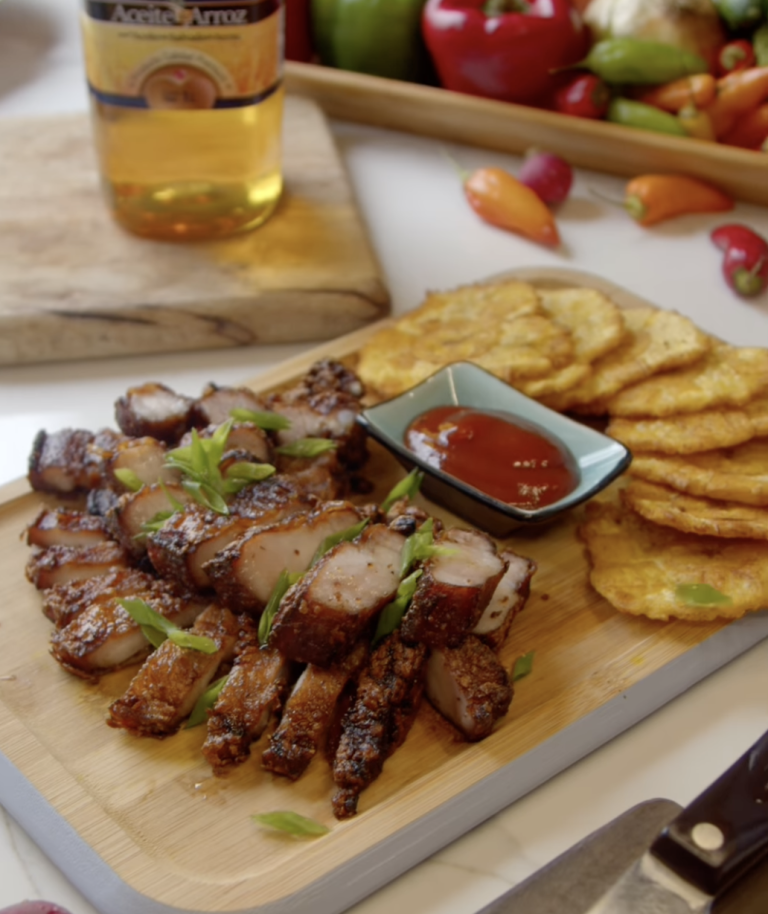 Panceta Frita con aceite Nutrissisimo
