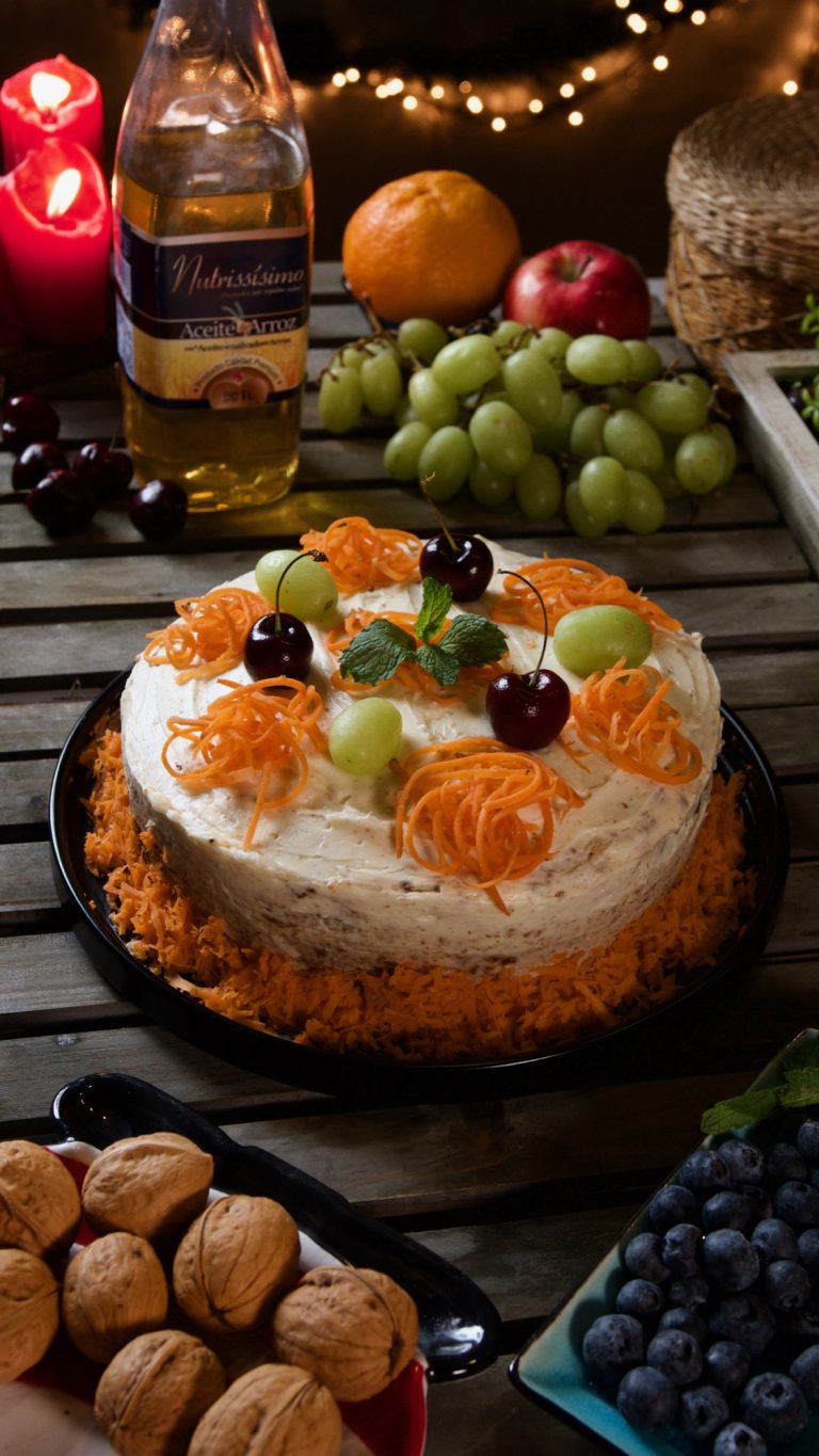 Pastel Navideño de Zanahoria