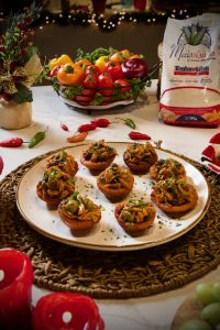 Canastitas rellenas de Perni