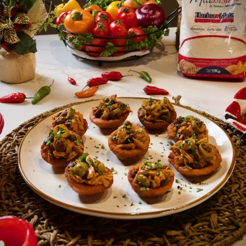 Canastitas rellenas de Perni