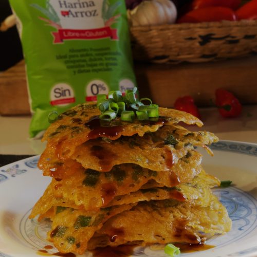 Tortillas de Cebollina de harina de arroz