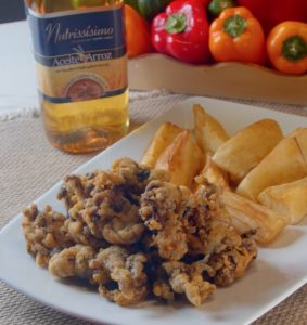 Arañitas fritas libres de gluten