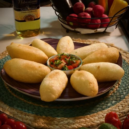 Carimanolas fritas con aceite de arroz Nutrissísimo