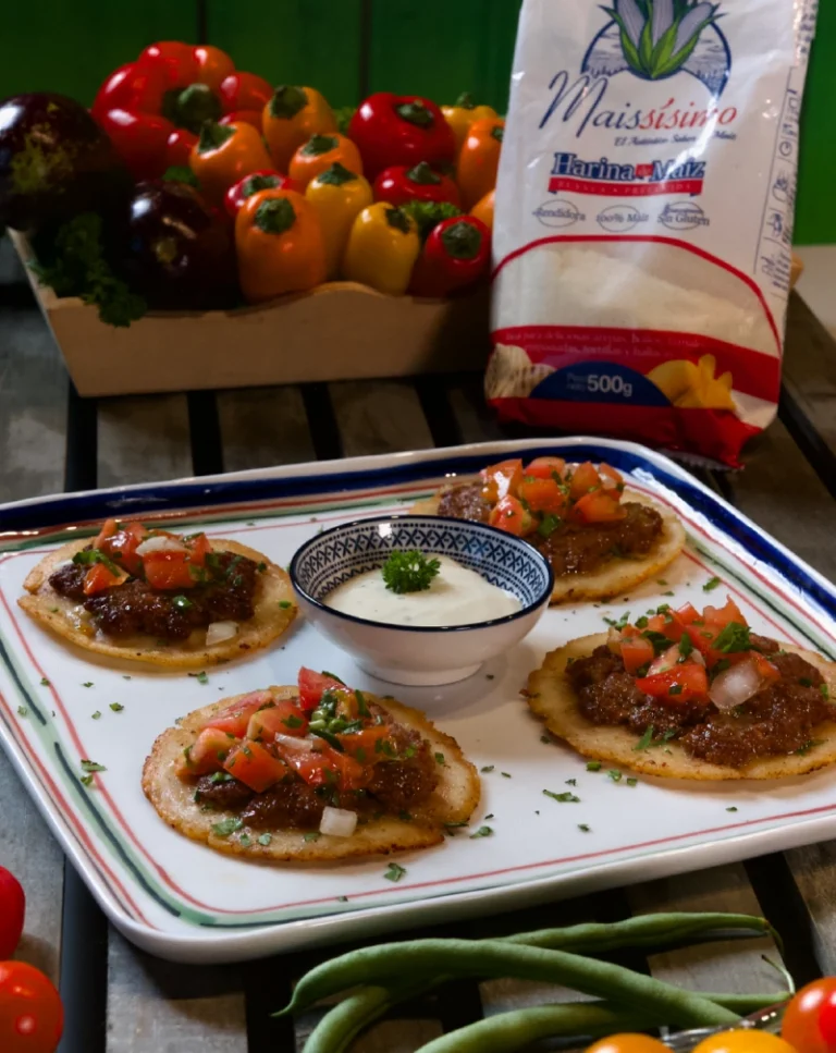 Tortillas con carne molida