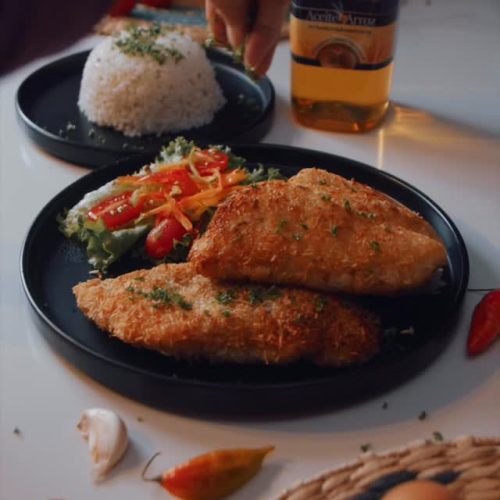 Pescado Apanado con Coco
